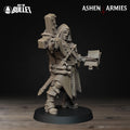 Trench Cleric Miniature | Tabletop RPG Miniature | Bite the Bullet | Roleplaying 3D Printed Fantasy Mini - 3DPrintDen