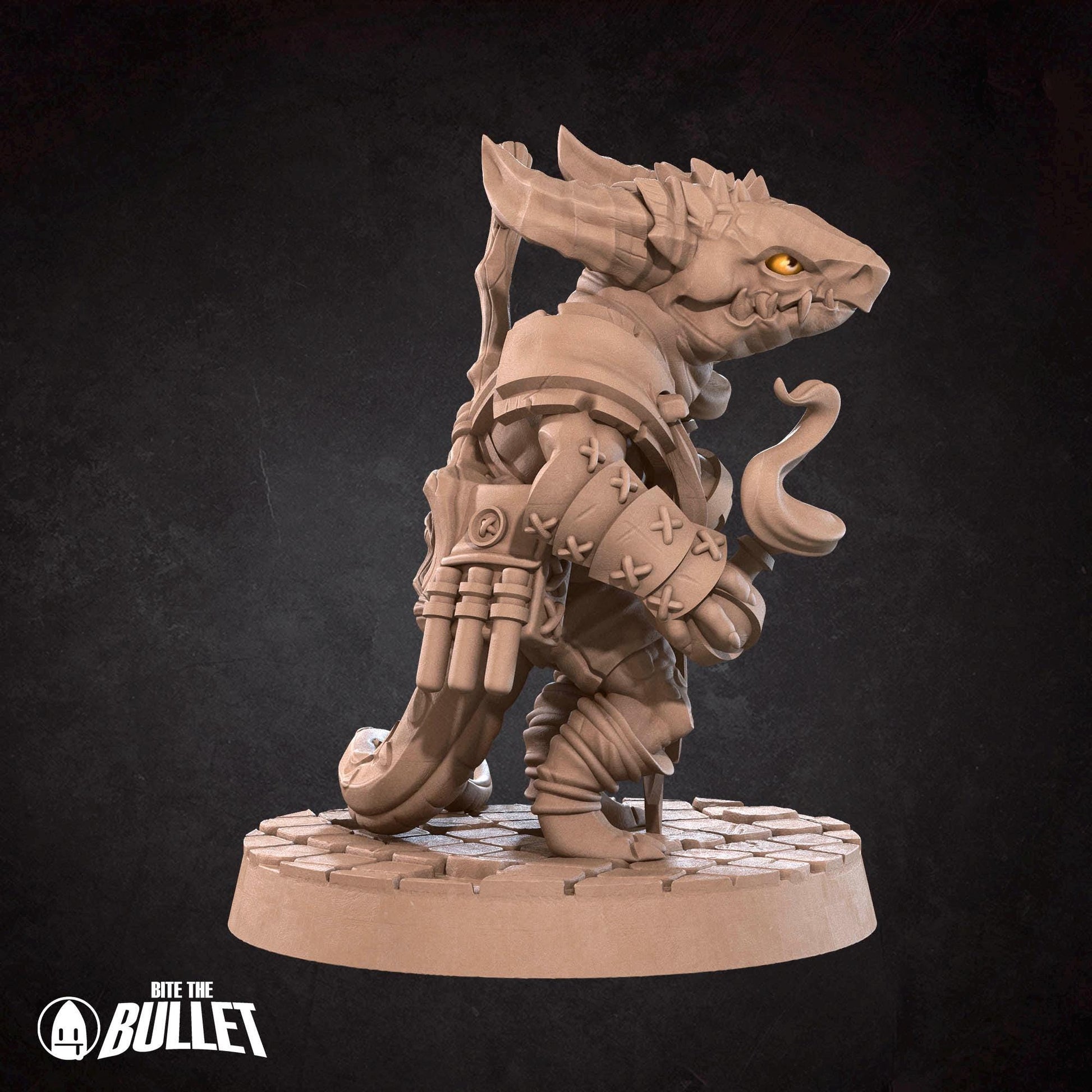 Kobold Alchemist Miniature | Tabletop RPG Miniature | Bite the Bullet | Roleplaying 3D Printed Fantasy Mini - 3DPrintDen