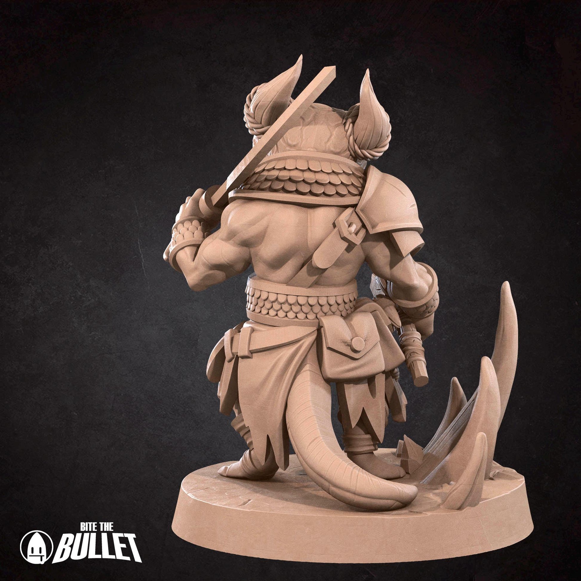 Kobold Raider Miniature | Tabletop RPG Miniature | Bite the Bullet | Roleplaying 3D Printed Fantasy Mini - 3DPrintDen