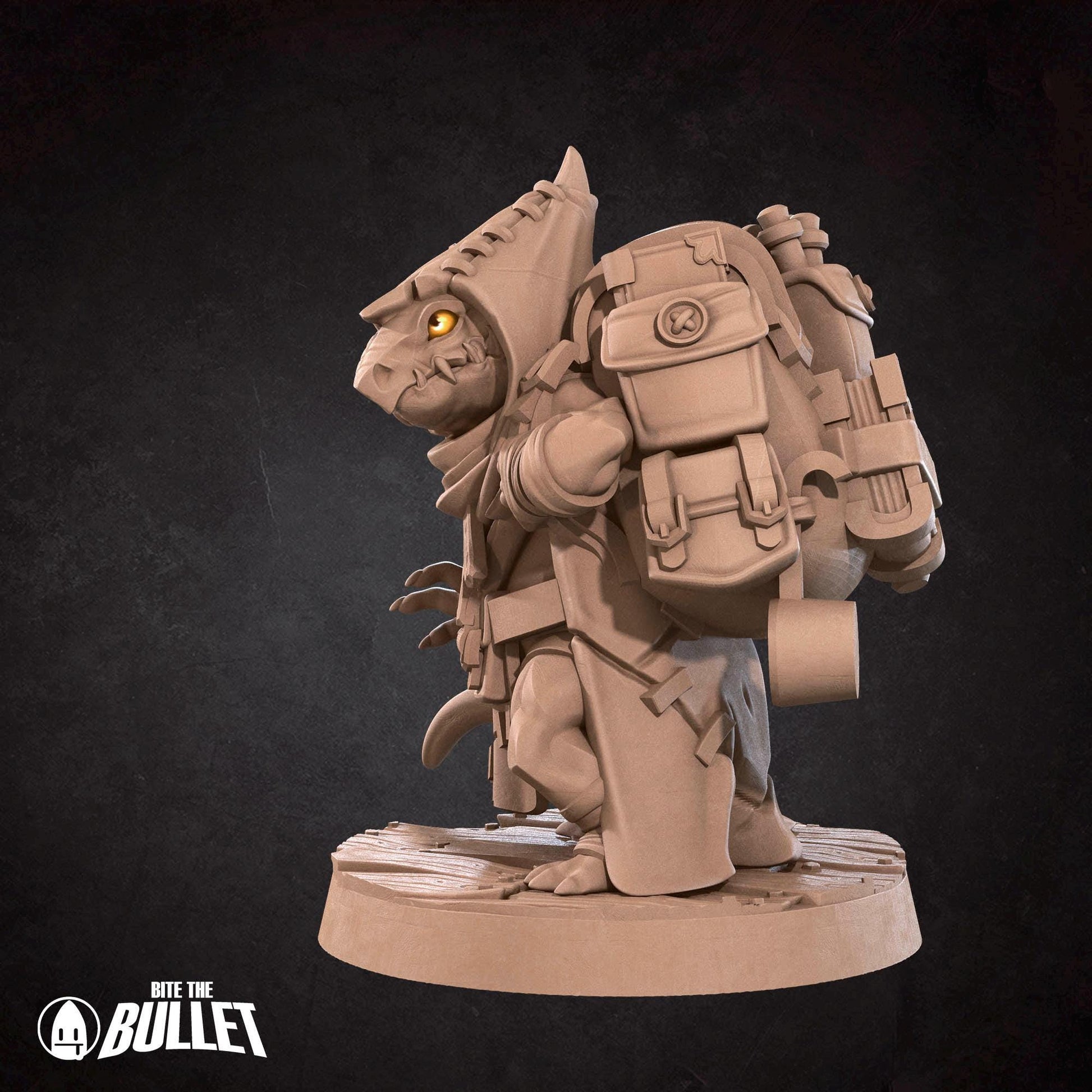 Kobold Witch Miniature | Tabletop RPG Miniature | Bite the Bullet | Roleplaying 3D Printed Fantasy Mini - 3DPrintDen