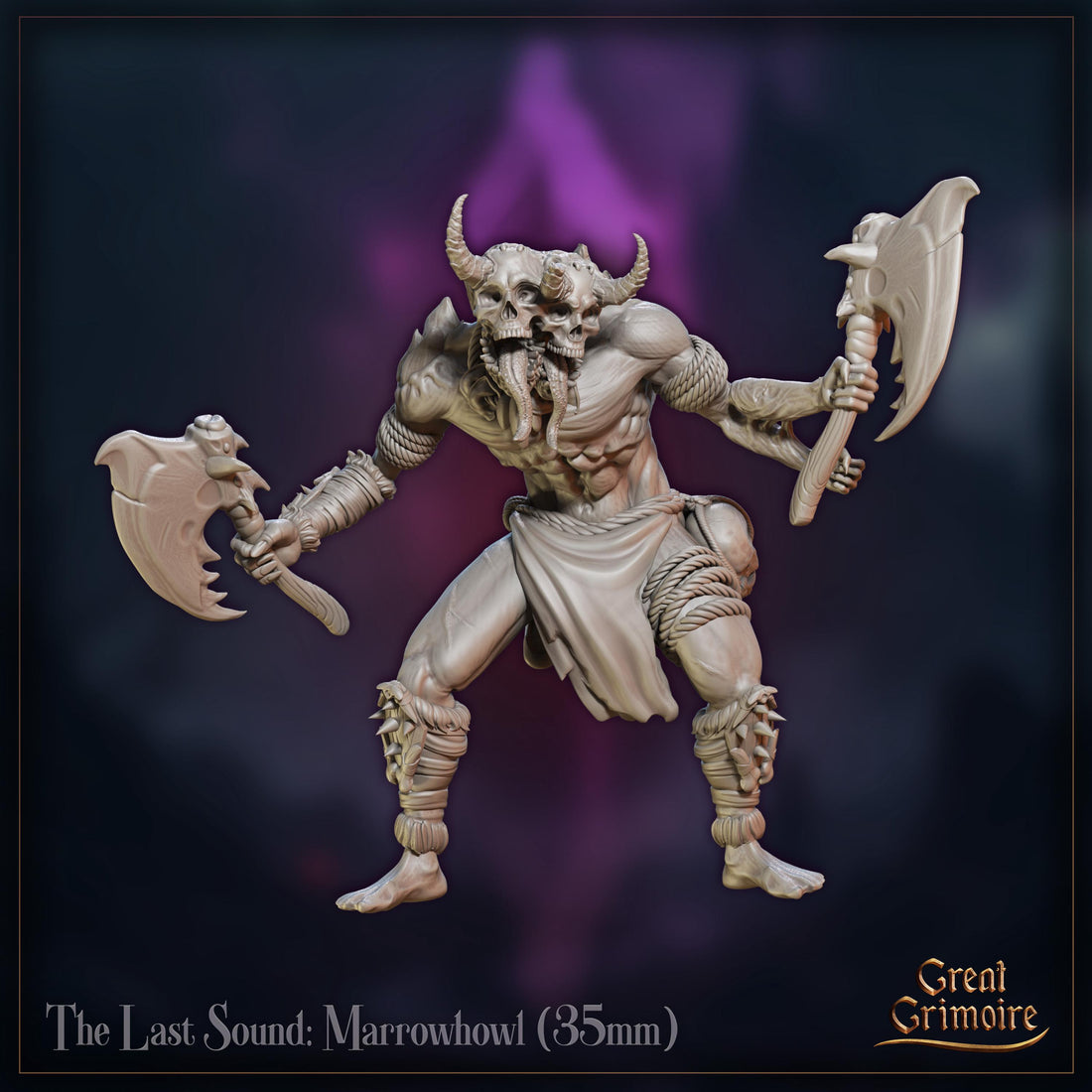 The Last Sound Miniature | Tabletop RPG Miniature | Great Grimoire | Roleplaying 3D Printed Fantasy Mini - 3DPrintDen