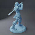 Barbarian Miniature, Himbro | Twin Goddess Miniatures | Tabletop RPG Miniature | Roleplaying 3D Printed Fantasy Mini - 3DPrintDen
