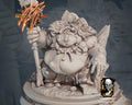 Goblin King Miniature | Tabletop RPG Miniature | Javier Txiki Tejedor | Roleplaying 3D Printed Fantasy Mini - 3DPrintDen