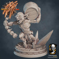 Goblin Warrior Miniature | Tabletop RPG Miniature | Javier Txiki Tejedor | Roleplaying 3D Printed Fantasy Mini - 3DPrintDen