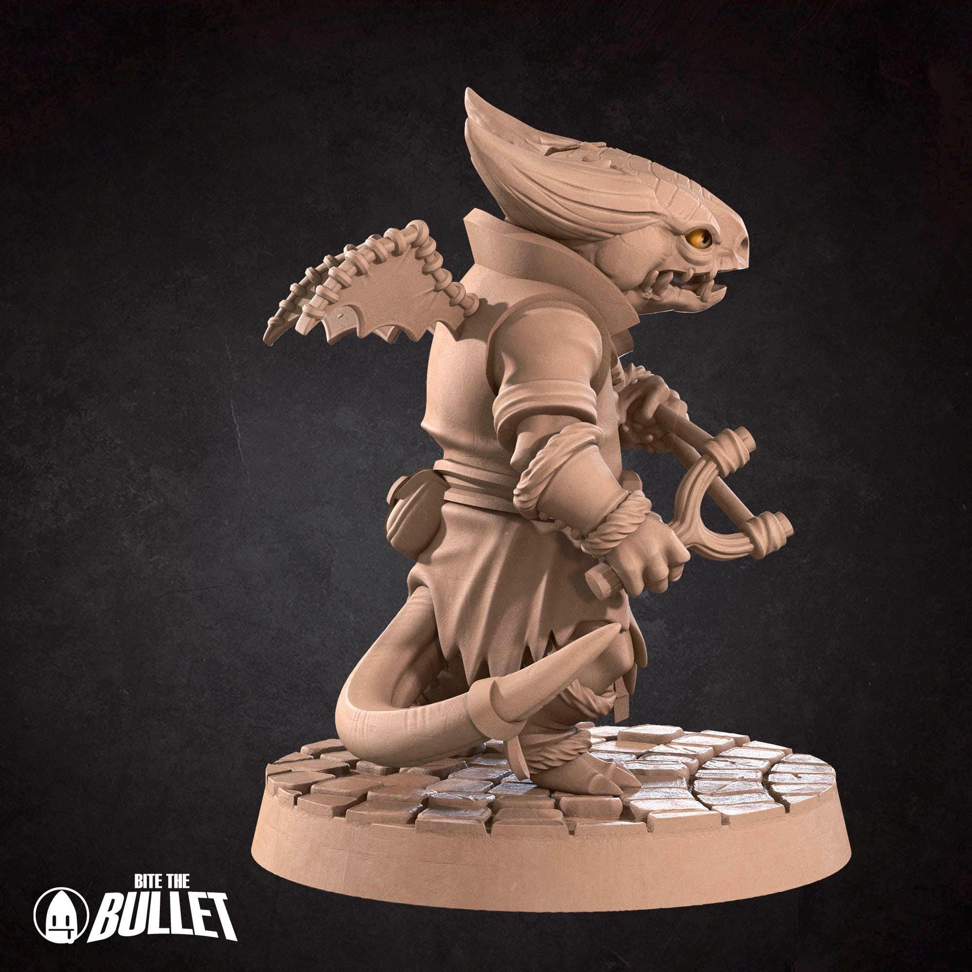 Kobold Marauder Miniature | Tabletop RPG Miniature | Bite the Bullet | Roleplaying 3D Printed Fantasy Mini - 3DPrintDen