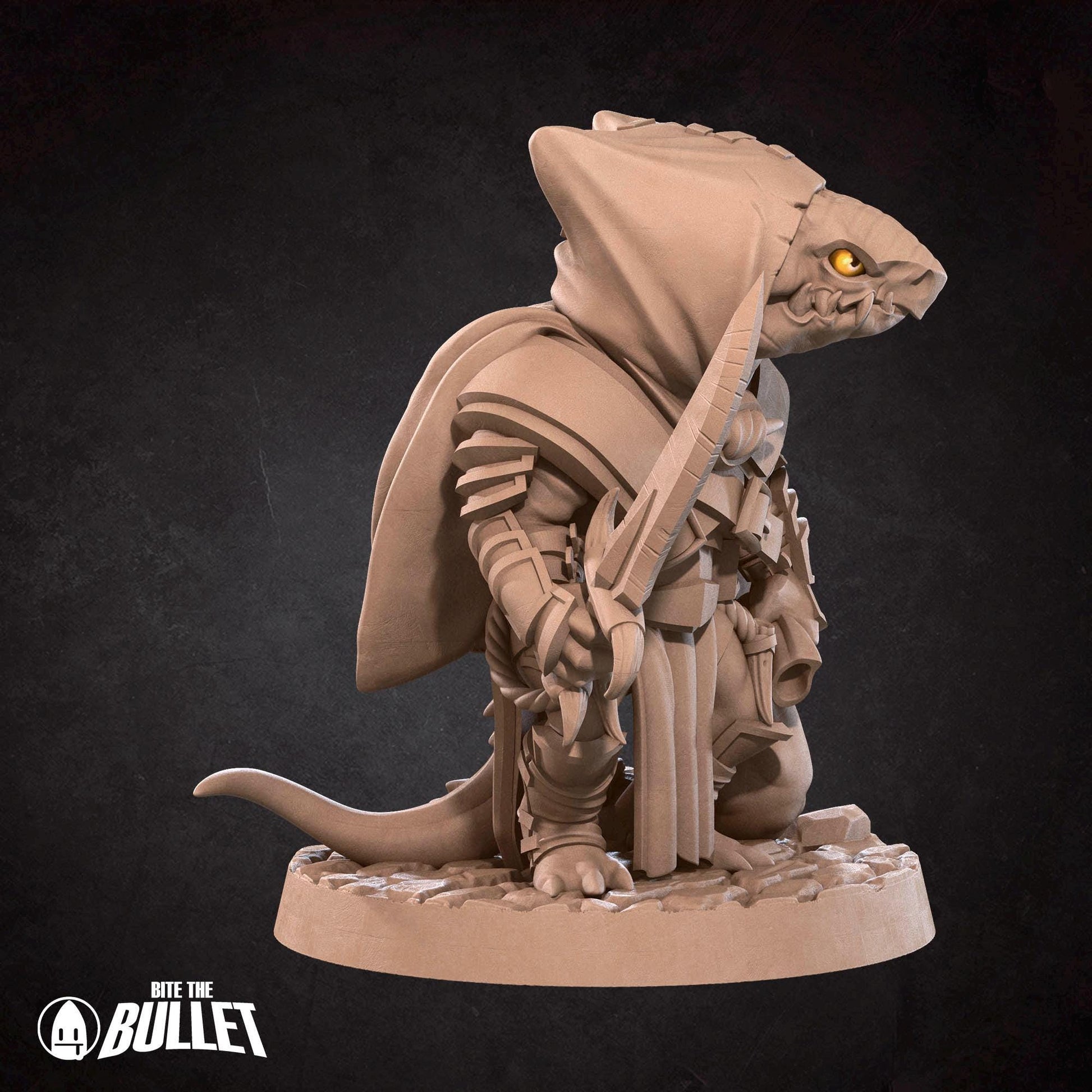 Kobold Rogue Miniature | Tabletop RPG Miniature | Bite the Bullet | Roleplaying 3D Printed Fantasy Mini - 3DPrintDen