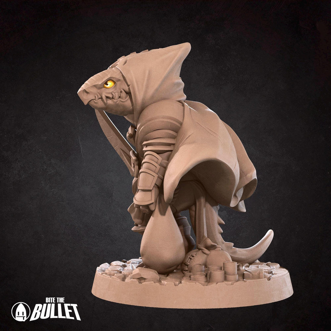 Kobold Rogue Miniature | Tabletop RPG Miniature | Bite the Bullet | Roleplaying 3D Printed Fantasy Mini - 3DPrintDen
