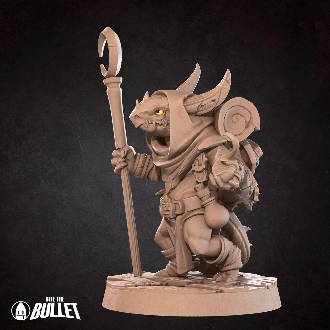 Kobold Wizard Miniature | Tabletop RPG Miniature | Bite the Bullet | Roleplaying 3D Printed Fantasy Mini - 3DPrintDen