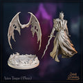 Ashen Tongue Demon | Tabletop RPG Miniature | Great Grimoire | Roleplaying 3D Printed Fantasy Mini - 3DPrintDen