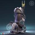 Chameleon Mechanic Miniature | Tabletop RPG Miniature | Pepunki Creatures | Roleplaying 3D Printed Fantasy Mini - 3DPrintDen
