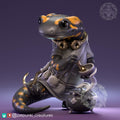Salamander Druid Miniature | Tabletop RPG Miniature | Pepunki Creatures | Roleplaying 3D Printed Fantasy Mini - 3DPrintDen