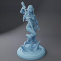 Female Drow Succubus Miniature, Nadya | Twin Goddess Miniatures | Tabletop RPG Miniature | Roleplaying 3D Printed Fantasy Mini - 3DPrintDen