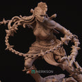 Female Shadow Elf Warrior Miniature, Zestari | Tabletop RPG Miniature | Nerikson | Roleplaying 3D Printed Fantasy Mini - 3DPrintDen