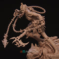 Female Shadow Elf Warrior Miniature, Zestari | Tabletop RPG Miniature | Nerikson | Roleplaying 3D Printed Fantasy Mini - 3DPrintDen