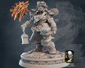 Female Halfling Explorer Miniature | Tabletop RPG Miniature | Javier Txiki Tejedor | Roleplaying 3D Printed Fantasy Mini - 3DPrintDen
