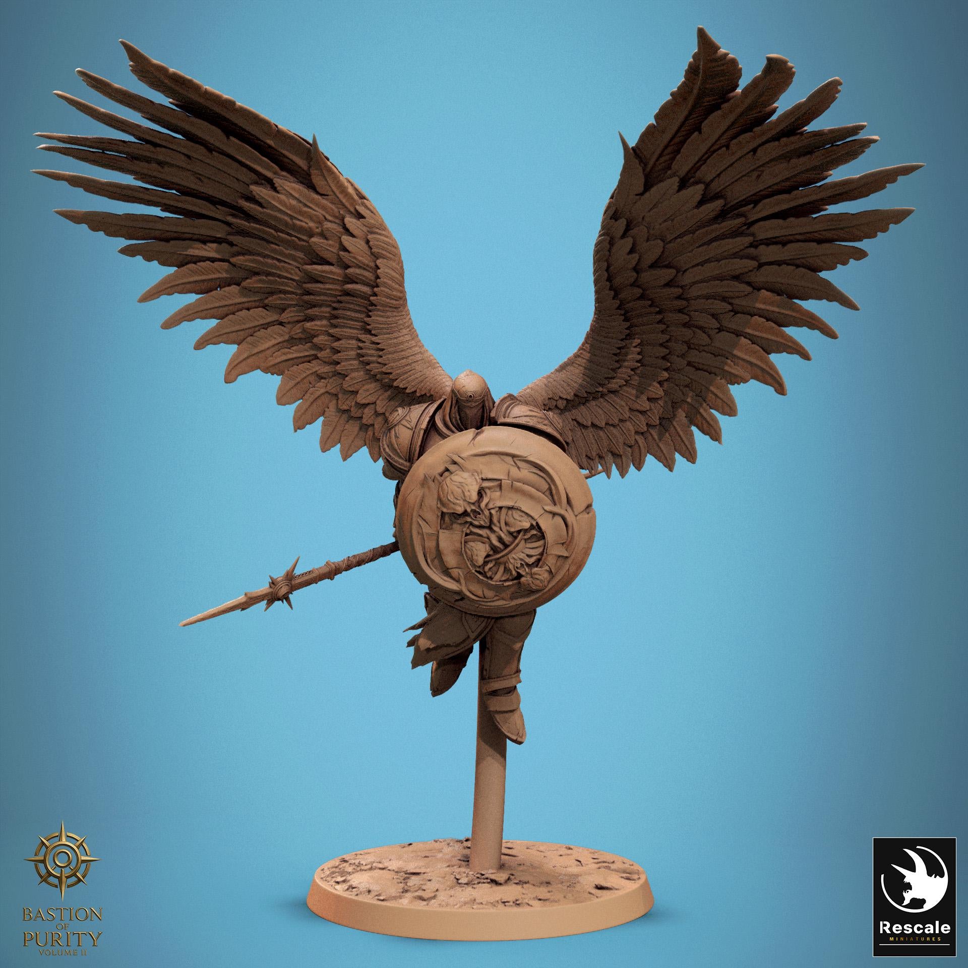 Ascended Legion Miniature | Tabletop RPG Miniature | Rescale Miniature | Roleplaying 3D Printed Fantasy Mini - 3DPrintDen