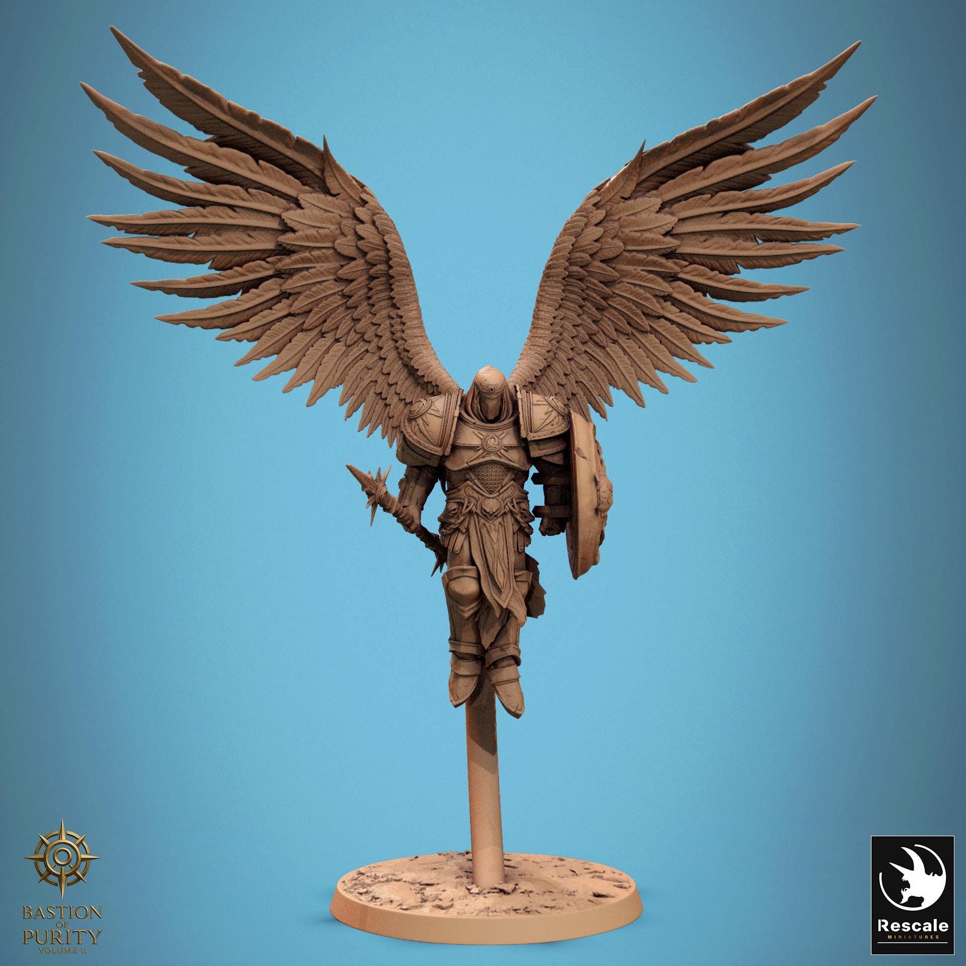 Ascended Legion Miniature | Tabletop RPG Miniature | Rescale Miniature | Roleplaying 3D Printed Fantasy Mini - 3DPrintDen