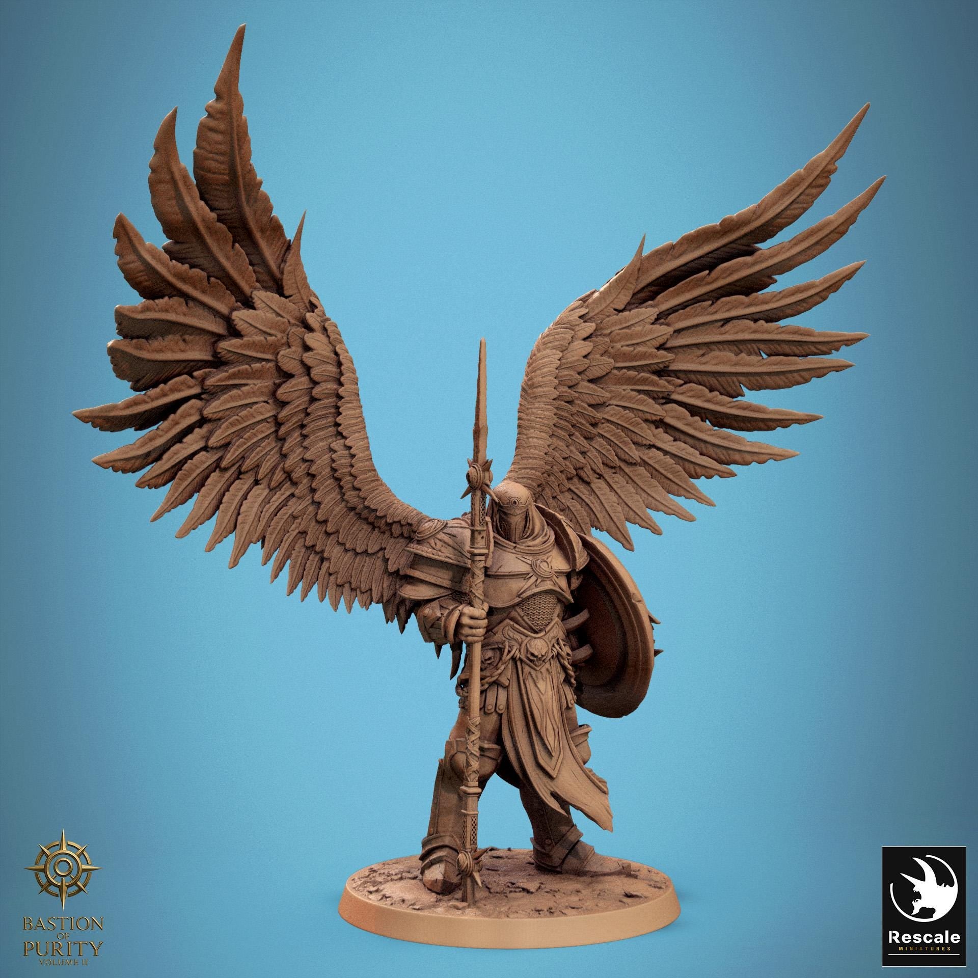 Ascended Legion Miniature | Tabletop RPG Miniature | Rescale Miniature | Roleplaying 3D Printed Fantasy Mini - 3DPrintDen