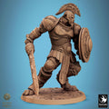 Leonin Warrior Miniature | Tabletop RPG Miniature | Rescale Miniature | Roleplaying 3D Printed Fantasy Mini - 3DPrintDen