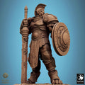 Leonin Warrior Miniature | Tabletop RPG Miniature | Rescale Miniature | Roleplaying 3D Printed Fantasy Mini - 3DPrintDen