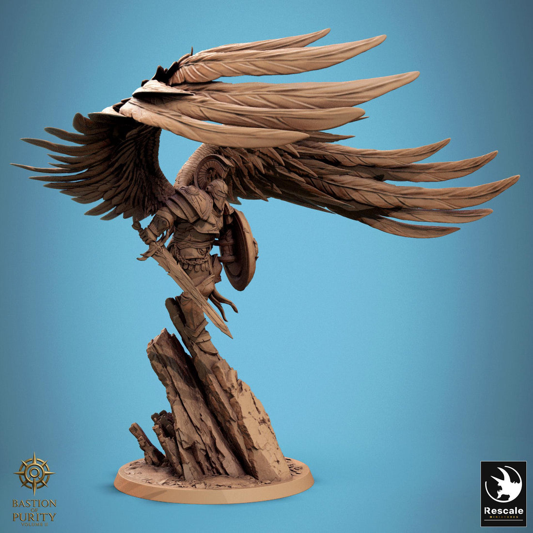 Prime Celestial Lord Miniature | Tabletop RPG Miniature | Rescale Miniature | Roleplaying 3D Printed Fantasy Mini - 3DPrintDen