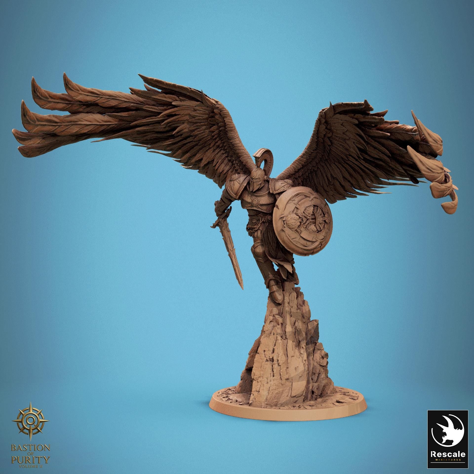 Prime Celestial Lord Miniature | Tabletop RPG Miniature | Rescale Miniature | Roleplaying 3D Printed Fantasy Mini - 3DPrintDen