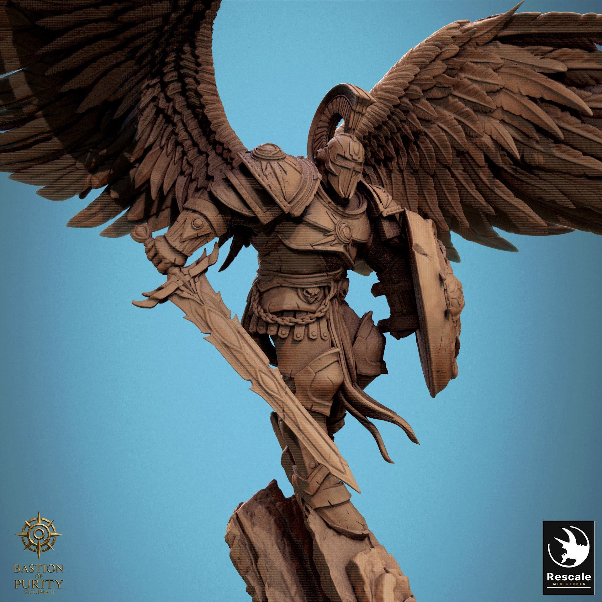 Prime Celestial Lord Miniature | Tabletop RPG Miniature | Rescale Miniature | Roleplaying 3D Printed Fantasy Mini - 3DPrintDen