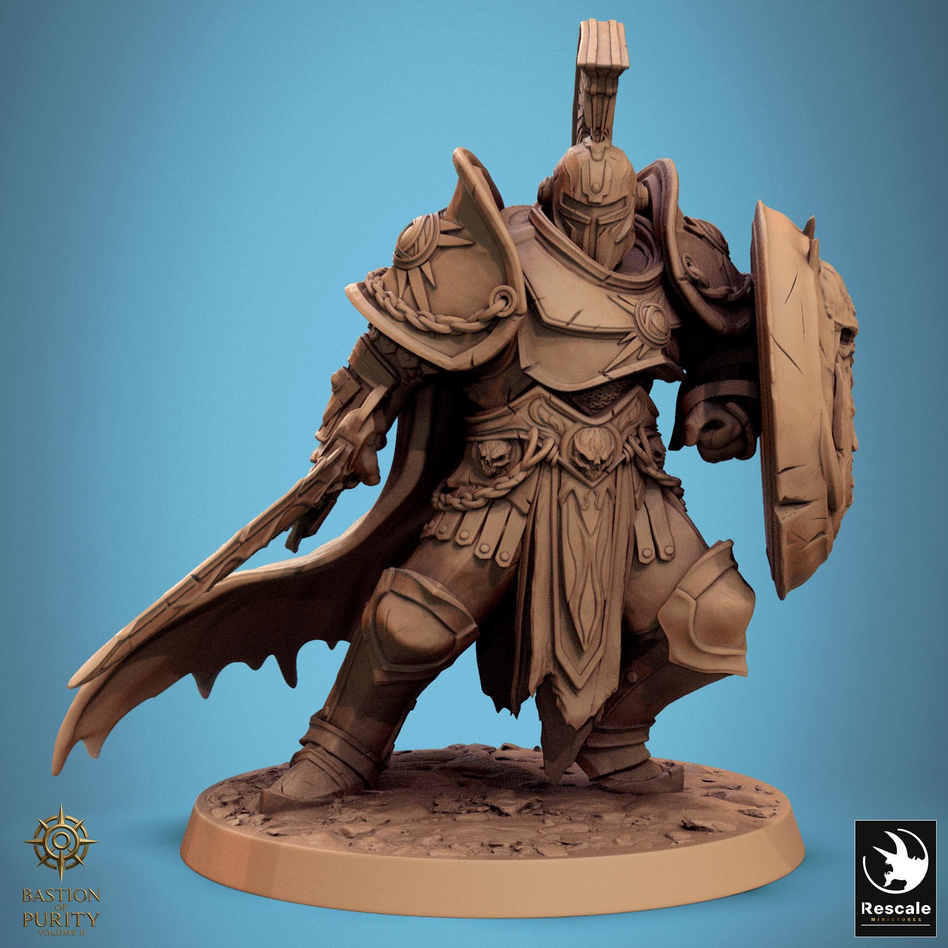 Radiant Legion Miniature | Tabletop RPG Miniature | Rescale Miniature | Roleplaying 3D Printed Fantasy Mini - 3DPrintDen