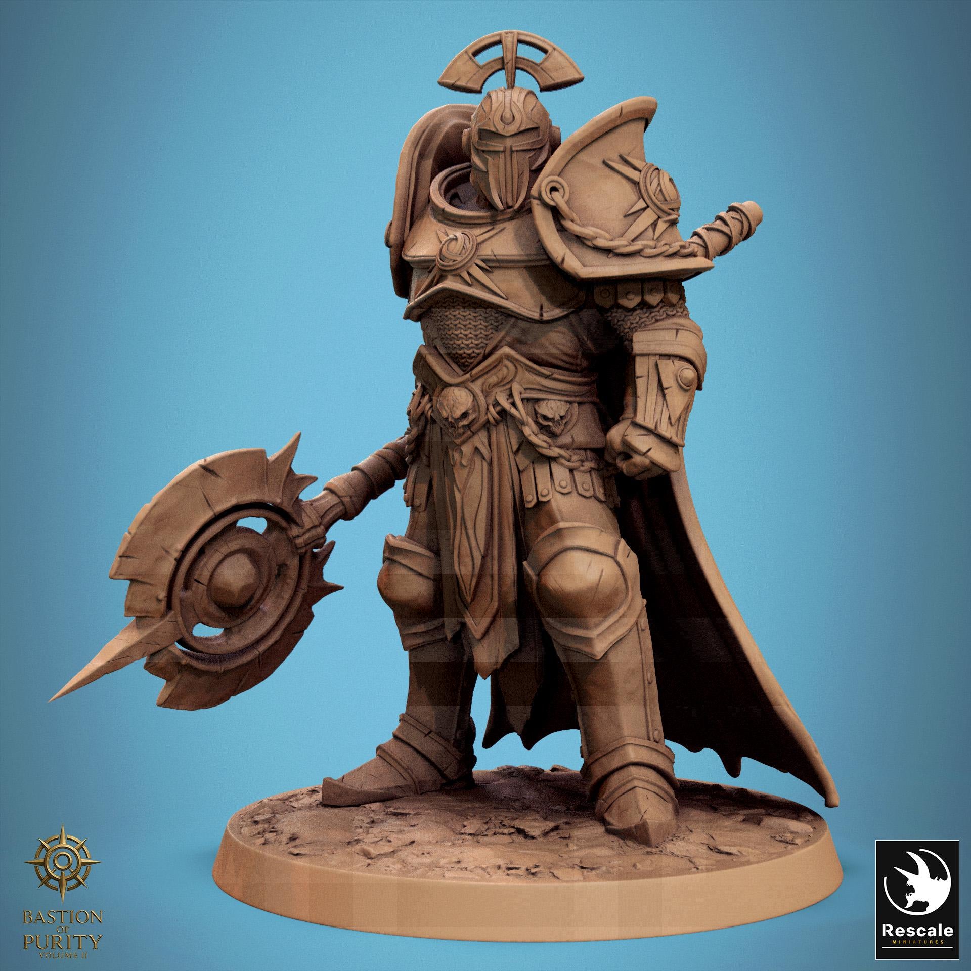 Radiant Legion Miniature | Tabletop RPG Miniature | Rescale Miniature | Roleplaying 3D Printed Fantasy Mini - 3DPrintDen