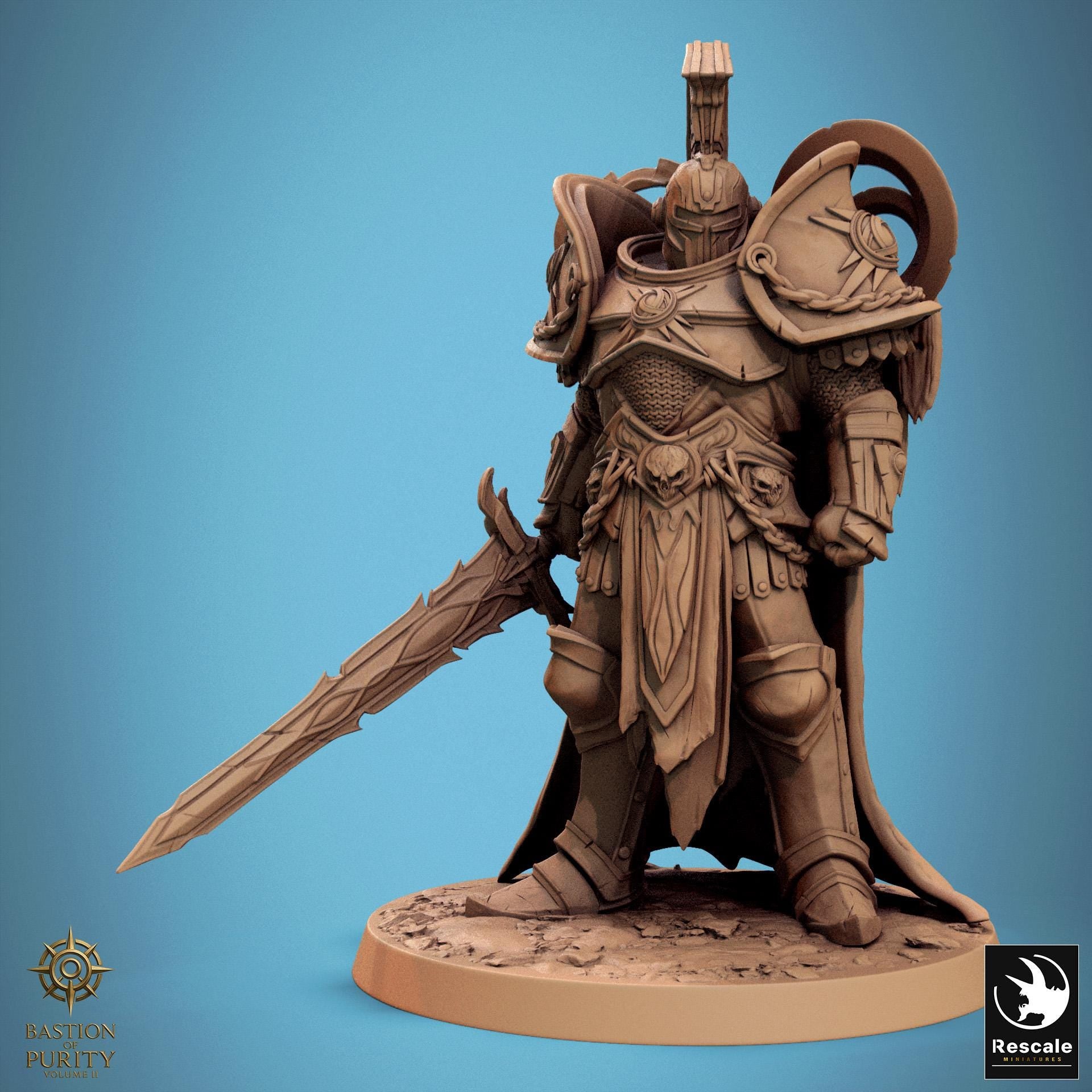 Radiant Legion Miniature | Tabletop RPG Miniature | Rescale Miniature | Roleplaying 3D Printed Fantasy Mini - 3DPrintDen