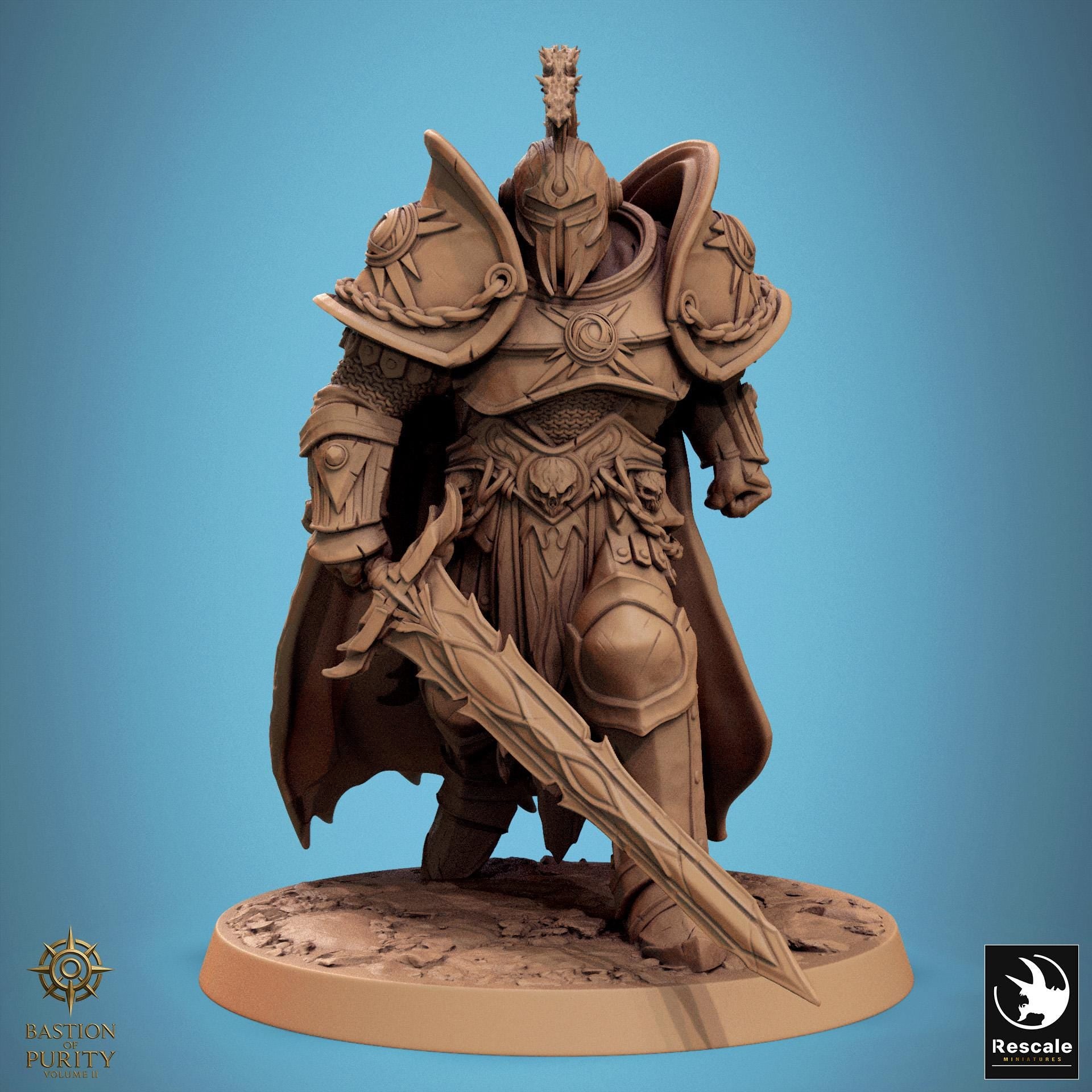 Radiant Legion Miniature | Tabletop RPG Miniature | Rescale Miniature | Roleplaying 3D Printed Fantasy Mini - 3DPrintDen
