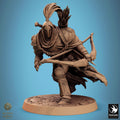 Silent Sentinel Miniature | Tabletop RPG Miniature | Rescale Miniature | Roleplaying 3D Printed Fantasy Mini - 3DPrintDen