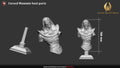 Mummy Bust | Tabletop RPG Miniature | White Werewolf Tavern | Roleplaying 3D Printed Fantasy Mini - 3DPrintDen