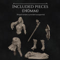 Female Gladiator Miniature, Rieka | Tabletop RPG Miniature | Nerikson | Roleplaying 3D Printed Fantasy Mini - 3DPrintDen