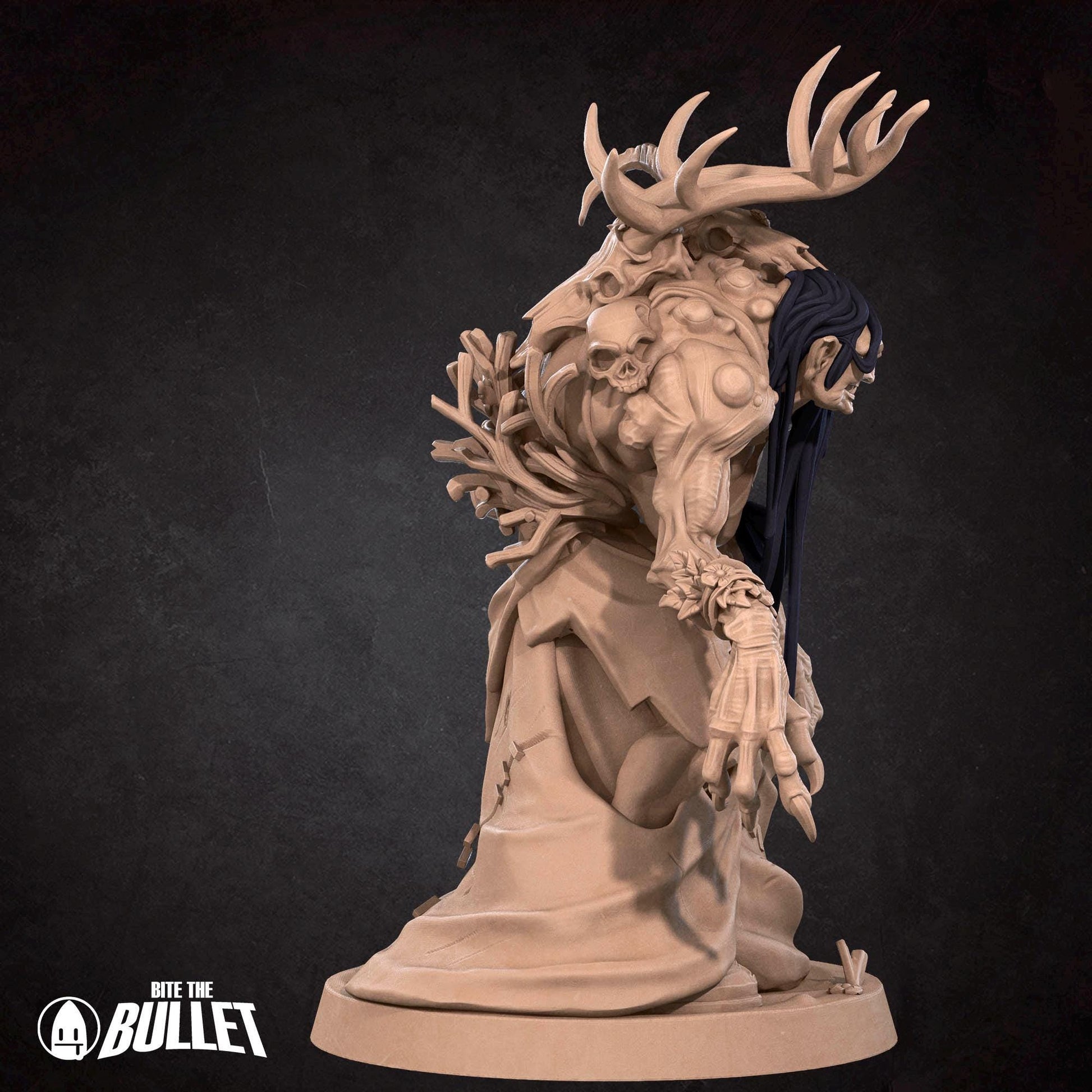 Annis Hag Miniature | Tabletop RPG Miniature | Bite the Bullet | Roleplaying 3D Printed Fantasy Mini - 3DPrintDen