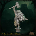 Bone General Miniature | Tabletop RPG Miniature | Great Grimoire | Roleplaying 3D Printed Fantasy Mini - 3DPrintDen