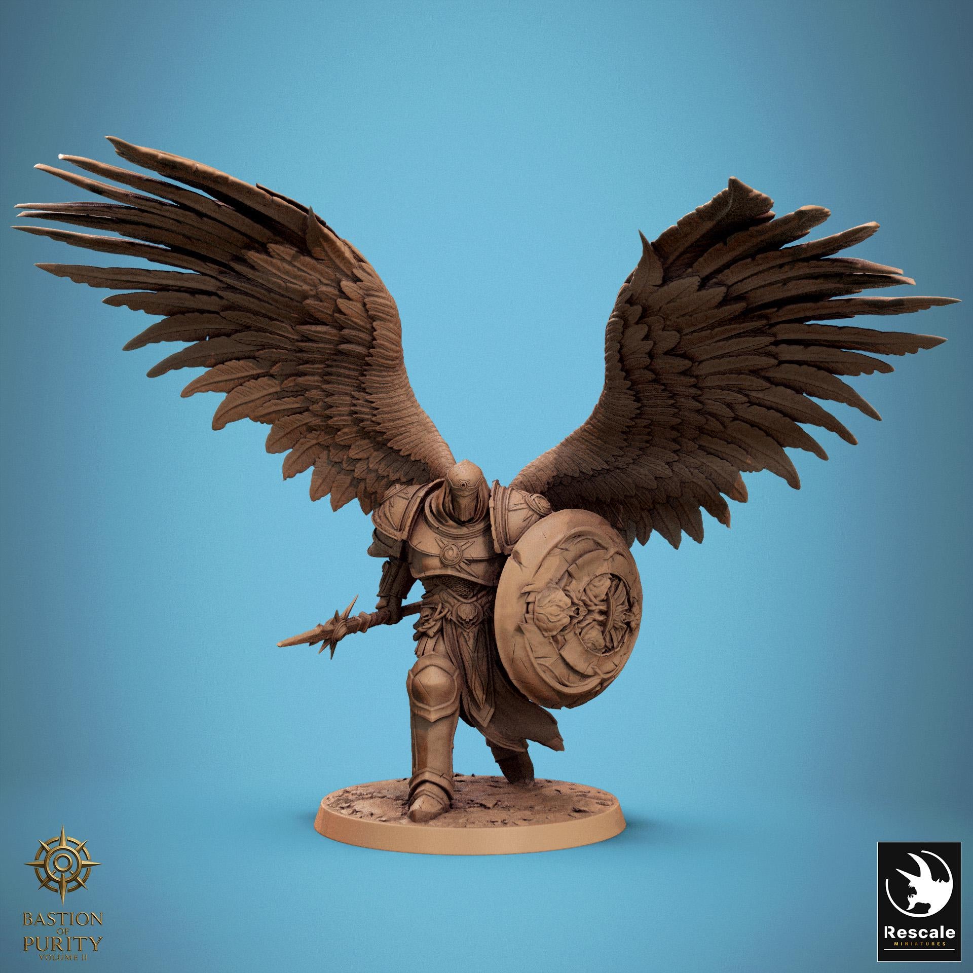 Ascended Legion Miniature | Tabletop RPG Miniature | Rescale Miniature | Roleplaying 3D Printed Fantasy Mini - 3DPrintDen