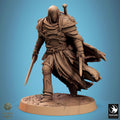 Silent Sentinel Miniature | Tabletop RPG Miniature | Rescale Miniature | Roleplaying 3D Printed Fantasy Mini - 3DPrintDen
