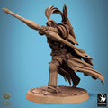 Silent Sentinel Miniature | Tabletop RPG Miniature | Rescale Miniature | Roleplaying 3D Printed Fantasy Mini - 3DPrintDen