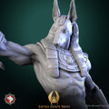 Gate Guardian Miniature, Anhotek | Tabletop RPG Miniature | White Werewolf Tavern | Roleplaying 3D Printed Fantasy Mini - 3DPrintDen