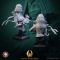 Female Mummy Bust | Tabletop RPG Miniature | White Werewolf Tavern | Roleplaying 3D Printed Fantasy Mini - 3DPrintDen