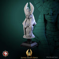 Female Pharaoh Bust | Tabletop RPG Miniature | White Werewolf Tavern | Roleplaying 3D Printed Fantasy Mini - 3DPrintDen