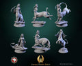 Sphinx Daughter Miniature | Tabletop RPG Miniature | White Werewolf Tavern | Roleplaying 3D Printed Fantasy Mini - 3DPrintDen