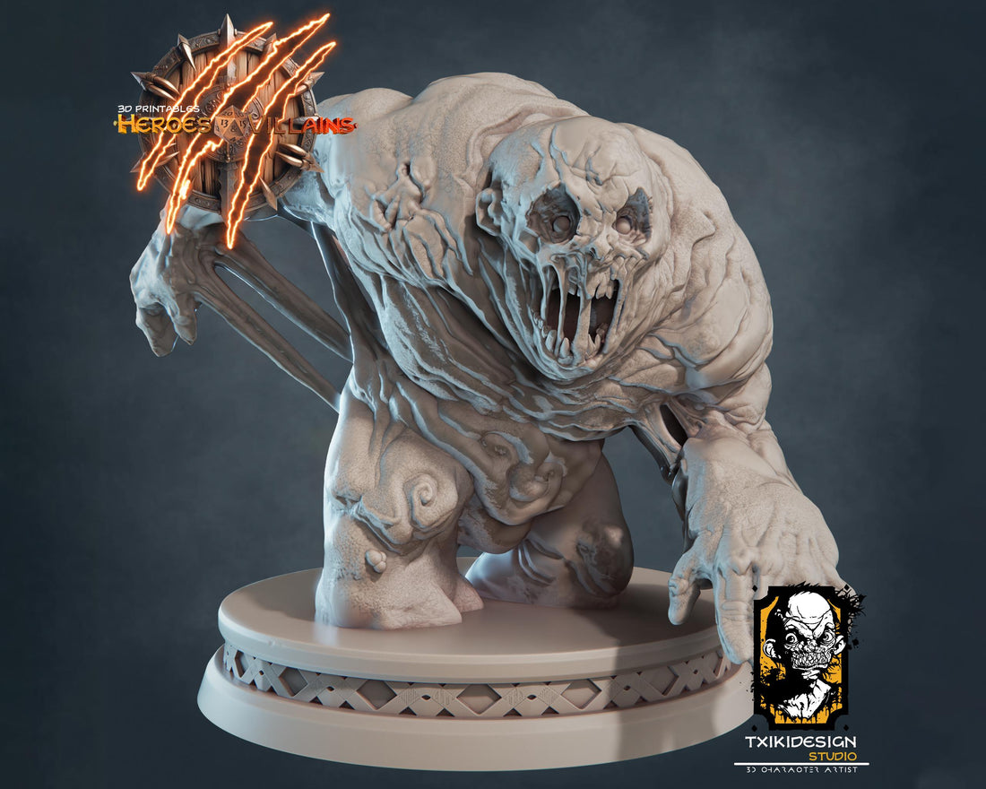 Sand Golem Miniature | Tabletop RPG Miniature | Javier Txiki Tejedor | Roleplaying 3D Printed Fantasy Mini - 3DPrintDen