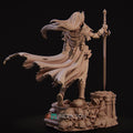 Death Domain Cleric Miniature, Laenith | Tabletop RPG Miniature | Nerikson | Roleplaying 3D Printed Fantasy Mini - 3DPrintDen