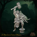 Bone General Miniature | Tabletop RPG Miniature | Great Grimoire | Roleplaying 3D Printed Fantasy Mini - 3DPrintDen