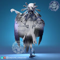 Secretary Bird Miniature | Tabletop RPG Miniature | Pepunki Creatures | Roleplaying 3D Printed Fantasy Mini - 3DPrintDen