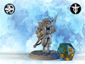 Female Goblin Fisher Miniature, Minnow | Twin Goddess Miniatures | Tabletop RPG Miniature | Roleplaying 3D Printed Fantasy Mini - 3DPrintDen