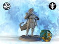 Female Butcher Miniature, Mrs. Sprat | Twin Goddess Miniatures | Tabletop RPG Miniature | Roleplaying 3D Printed Fantasy Mini - 3DPrintDen