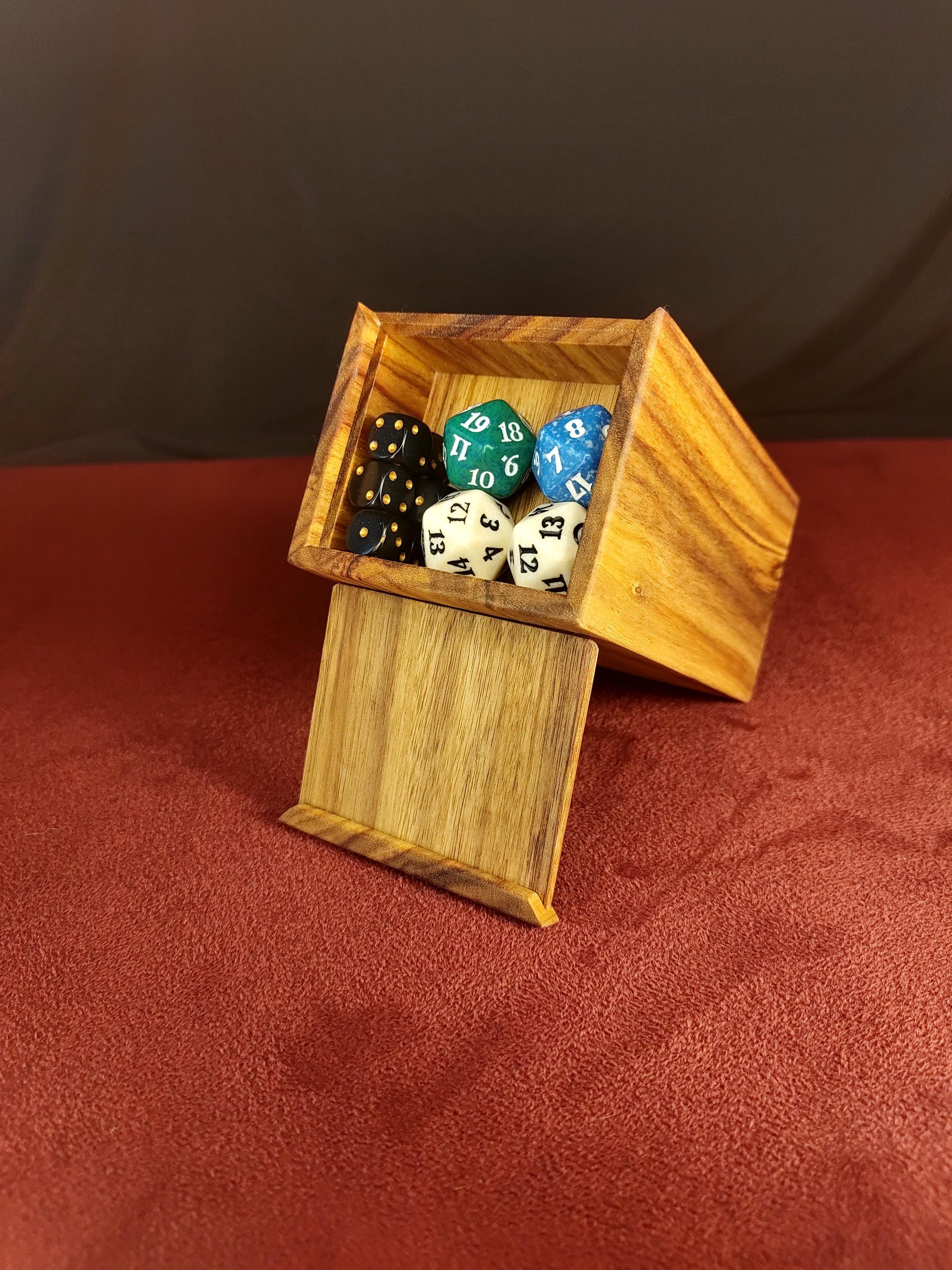 MTG Standard Premium Wooden Deck Box | Gaming Accessory | Gift Box | Solid Exotic Wood - 3DPrintDen